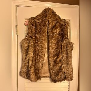 garnet hill faux fur vest
